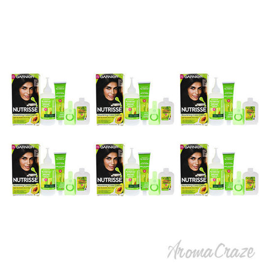Picture of Garnier Nutrisse Permanent Haircolor - 30 Darkest Brown Sweet Cola by Garnier for Unisex - 1 Pack Hair Color - Pack of 6