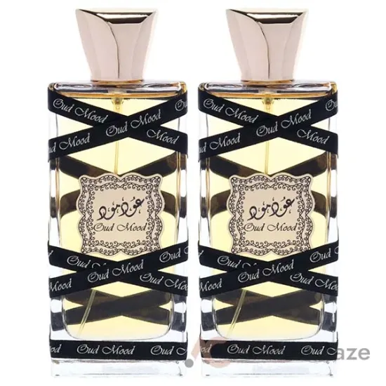 Picture of Oud Mood by Lattafa for  Unisex - 3.4 oz EDP Spray - Pack of 2