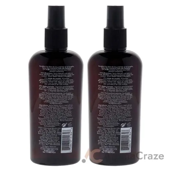 Picture of Spray Gel - Medium Hold by American Crew for Men - 8.4 oz Spray  - Pack of 2