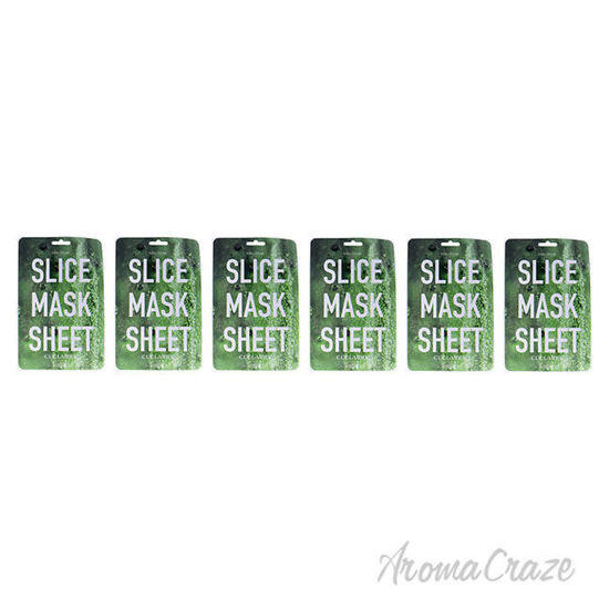 Picture of Slice Sheet Mask - Cucumber by Kocostar for Unisex - 1 Pc Mask - Pack of 6