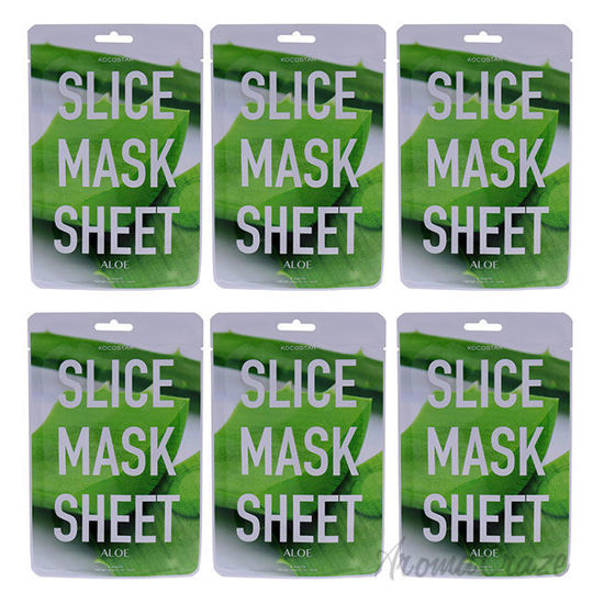 Picture of Slice Sheet Mask - Aloe by Kocostar for Unisex - 1 Pc Mask - Pack of 6