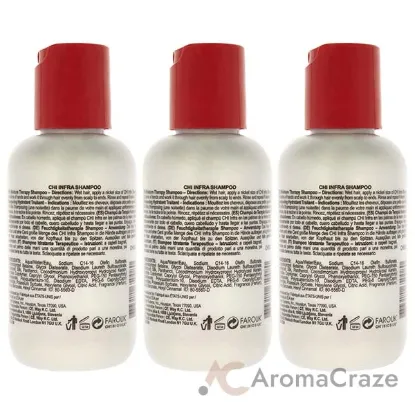 Picture of Infra Shampoo by CHI for Unisex - 2 oz Shampoo  - Pack of 3