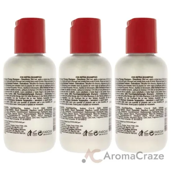 Picture of Infra Shampoo by CHI for Unisex - 2 oz Shampoo  - Pack of 3