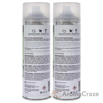 Picture of Direct Flight Matcha Dry Shampoo by IGK for Unisex - 6.3 oz Dry Shampo - Pack of 2