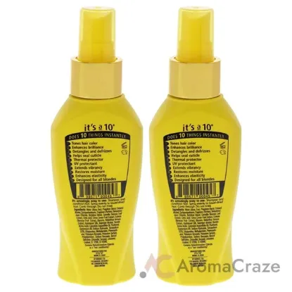 Picture of Miracle Leave-In For Blondes by Its A 10 for Unisex - 4 oz Treatment - Pack of 2