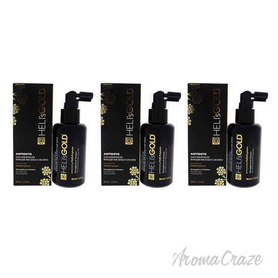 Picture of Antidote Scalp and Hair Revitalizer by Helis Gold for Unisex - 3.3 oz Treatment - Pack of 3