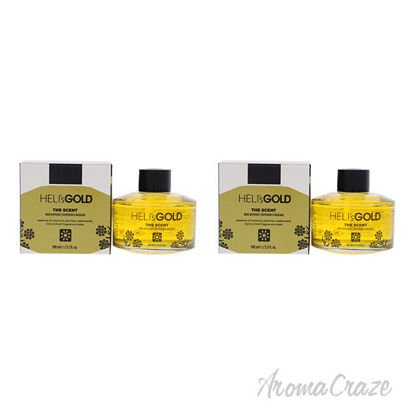 Picture of The Scent Reed Difuser Set by Helis Gold for Unisex - 2 Pc 3.3oz Diffuser, 7Pc Fiber Stick - Pack of 2