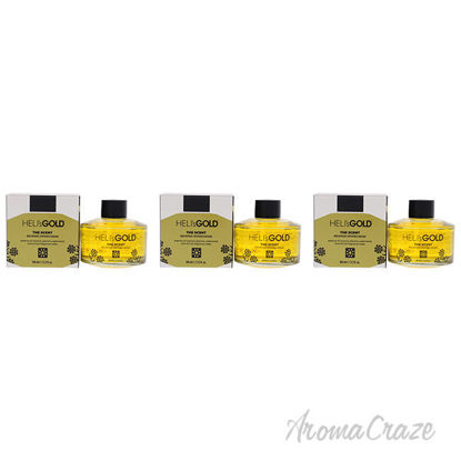 Picture of The Scent Reed Difuser Set by Helis Gold for Unisex - 2 Pc 3.3oz Diffuser, 7Pc Fiber Stick - Pack of 3