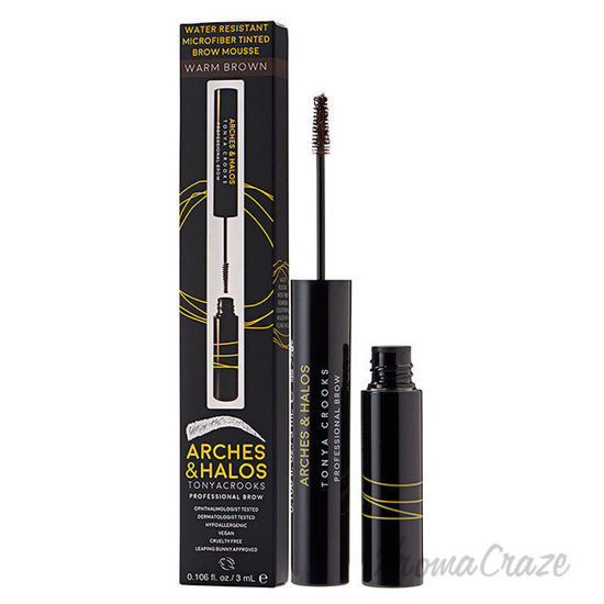 Picture of Microfiber Tinted Brow Mousse Warm Brown by Arches and Halos for Women 0.106 oz Mousse
