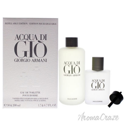 Picture of Acqua Di Gio by Giorgio Armani for Men 2 Pc Gift Set 6.7oz EDT Spray, 1.7oz EDT Spray