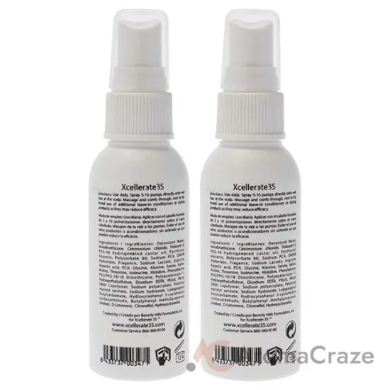 Picture of Xcellerate35 Leave-In Hair Treatment - USA by Xcellerate35 for Unisex - 2 oz Treatment - Pack of 2