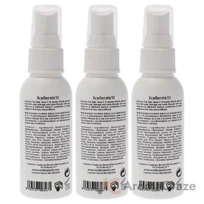 Picture of Xcellerate35 Leave-In Hair Treatment - USA by Xcellerate35 for Unisex - 2 oz Treatment - Pack of 3