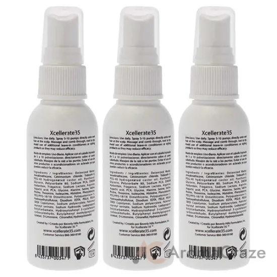 Picture of Xcellerate35 Leave-In Hair Treatment - USA by Xcellerate35 for Unisex - 2 oz Treatment - Pack of 3