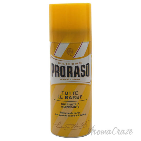 Picture of Nourishing And Regenerating Shaving Foam With Cacao Butter & Shea Butter by Proraso for Men 1.69 oz Shaving Foam