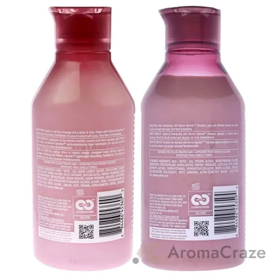 Picture of Volume Injection Kit by Redken for Unisex - 2 Pc Kit 10.1oz Shampoo, 10.1oz Conditioner