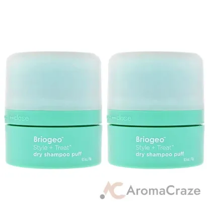 Picture of Style Plus Treat Dry Shampoo Puff Mattifying Powder - Universal by Briogeo for Unisex - 0.5 oz Dry Shampoo - Pack of 2