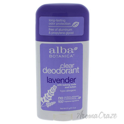 Picture of Clear Enzyme Deodorant Stick Lavender by Alba Botanica for Unisex 2 oz Deodorant Stick