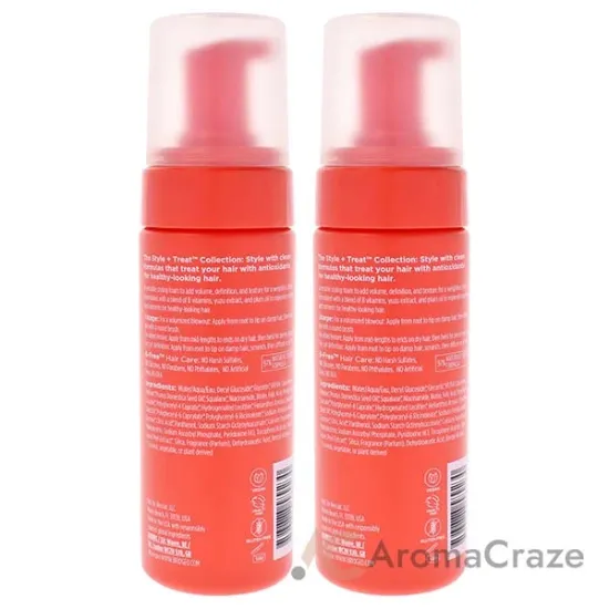 Picture of Style Plus Treat Yuzu Plus Plum Oil Full Miracle Styling Foam by Briogeo for Unisex - 5 oz Mousse - Pack of 2