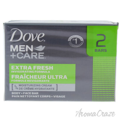 Picture of Men Care Body and Face Bars Extra Fresh by Dove for Unisex 2 X 4 oz Soap