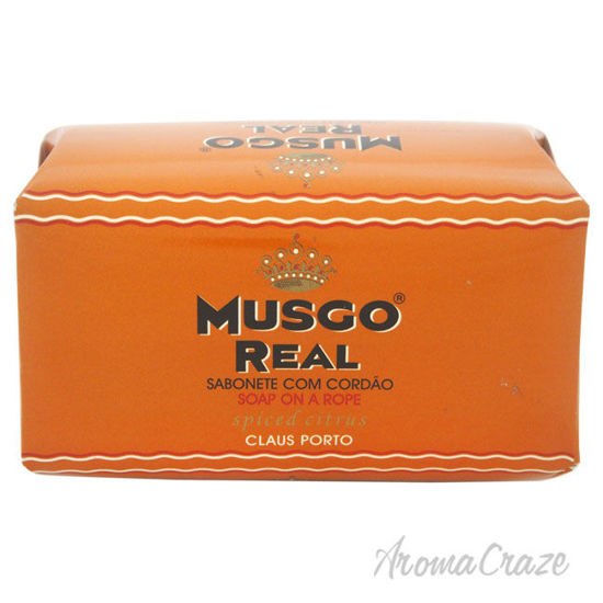 Picture of Musgo Real Spiced Citrus Soap on a Rope by Claus Porto for Unisex 6.7 oz Soap