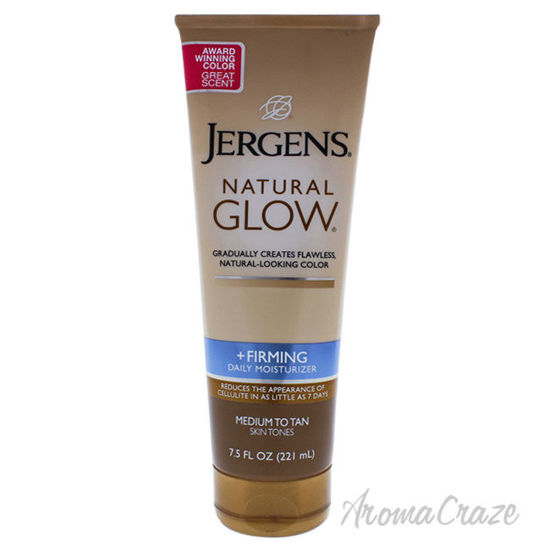 Picture of Natural Glow Firming Medium Tanning Lotion by Jergens for Unisex 7.5 oz Bronzer