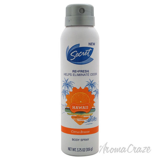 Picture of Destination Collection Body Spray Hawaii Citrus Breeze by Secret for Women 3.75 oz Body Spray