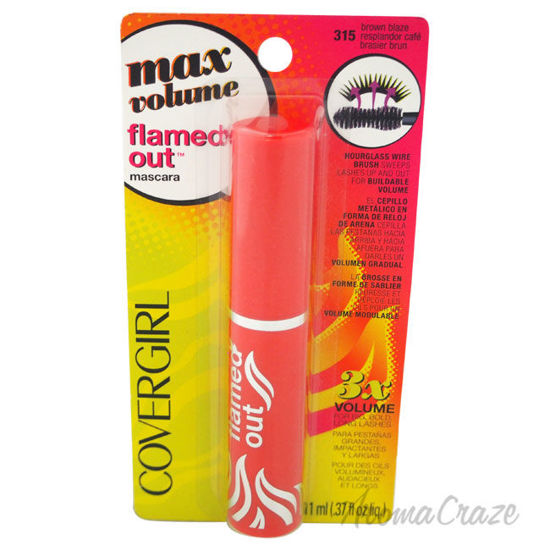 Picture of Flamed Out Mascara 315 Brown Blaze by CoverGirl for Women 0.37 oz Mascara