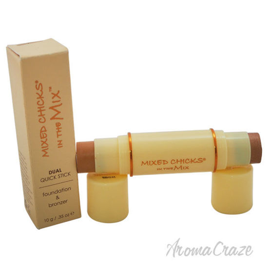 Picture of In The Mix Dual Quick Stick Timeless Tawny by Mixed Chicks for Women 0.35 oz Foundation & Bronzer