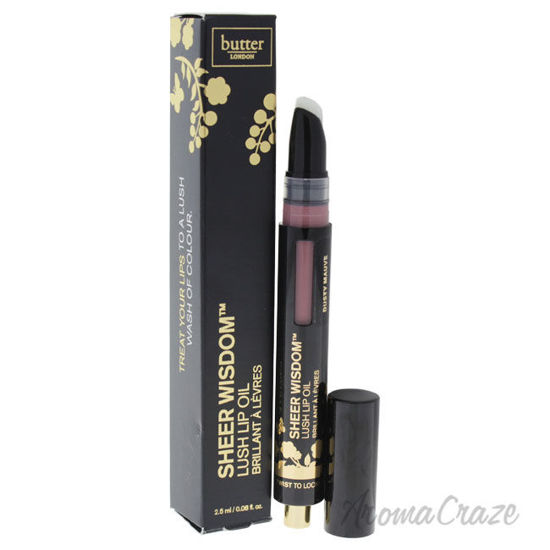 Picture of Sheer Wisdom Lush Lip Oil Dusty Mauve by Butter London for Women 0.08 oz Lip Oil
