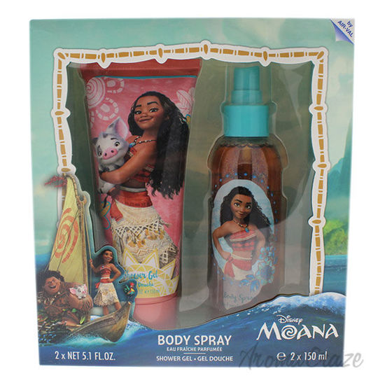 Picture of Moana by Disney for Kids 2 Pc Gift Set 5.1oz Shower Gel, 5.1oz Body Spray