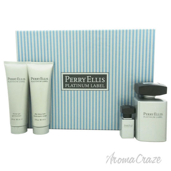 Picture of Perry Ellis Platinum Label by Perry Ellis for Men 4 Pc Gift Set