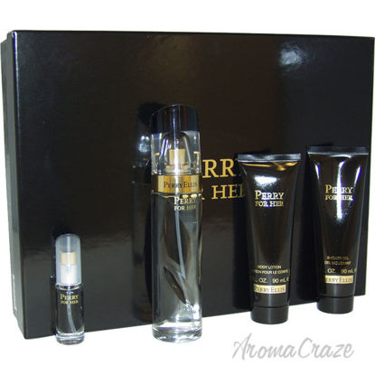 Picture of Perry Black by Perry Ellis for Women 4 Pc Gift Set 3.4oz EDP Spray