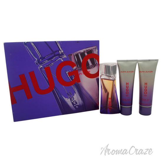 Picture of Pure Purple by Hugo Boss for Women 3 Pc Gift Set 1.6oz EDP Spray