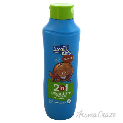 Picture of Kids 2 in 1 Smoothers Shampoo & Conditioner Coconut by Suave for Kids 22.5 oz Shampoo & Conditioner