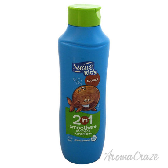 Picture of Kids 2 in 1 Smoothers Shampoo & Conditioner Coconut by Suave for Kids 22.5 oz Shampoo & Conditioner
