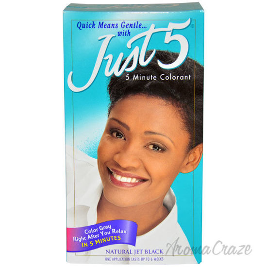 Picture of 5 Minute Colorant Natural Jet Black by Just 5 for Unisex 1 Application Hair Color