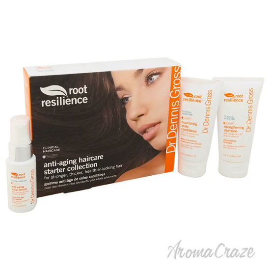 Picture of Root Resilience Anti Aging Haircare Starter Collection by Dr. Dennis Gross for Unisex 3 Pc Gift Set
