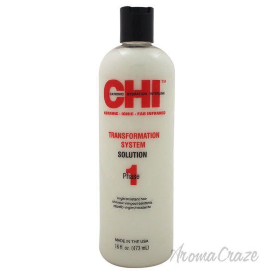 Picture of Transformation System Solution Phase 1 Virgin Resistant Hair by CHI for Unisex 16 oz Treatment