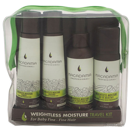 Picture of Wightless Moisture Travel Kit by Macadamia for Unisex 4 Pc Kit