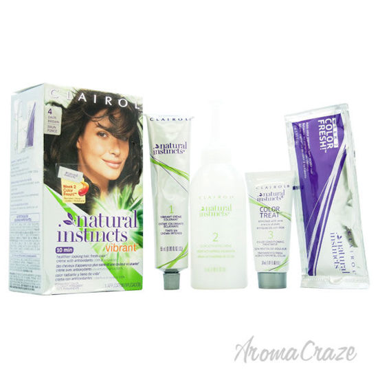 Picture of Natural Instincts Haircolor Nutmeg Dark Brown 004 by Clairol for Women 1 Application Hair Color