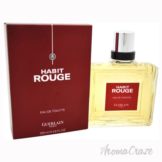 Picture of Habit Rouge by Guerlain for Men 6.8 oz EDT Splash