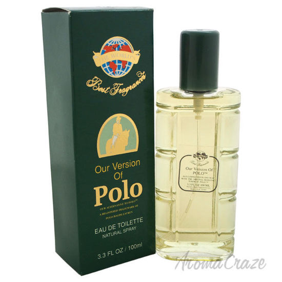 Picture of Our Version of Polo by The Worlds Best Fragrances for Men 3.3 oz EDT Spray