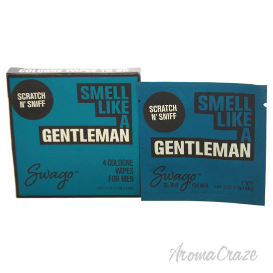 Picture of Smell Like a Gentleman by Swago for Men 4 Pc Pack Cologne Wipes