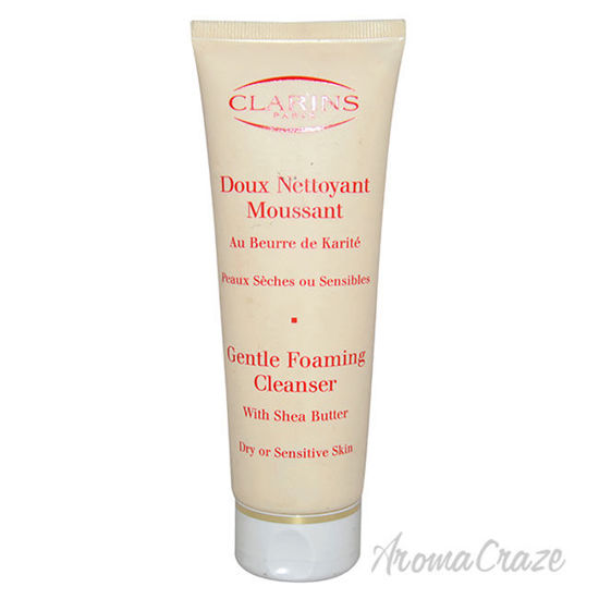 Picture of Gentle Foaming Cleanser With Shea Butter For Dry Or Sensitive Skin by Clarins for Unisex 4.4 oz Foaming Cleanser 