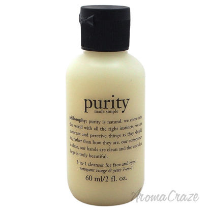 Picture of Purity Made Simple 3 in 1 Cleanser For Face & Eyes by Philosophy for Unisex 2 oz Cleanser