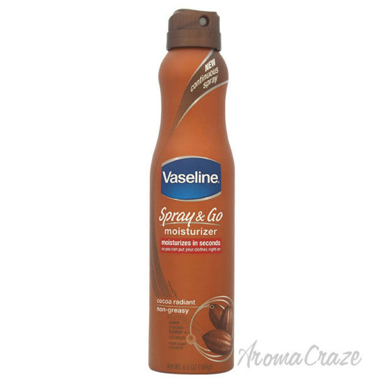 Picture of Spray & Go Moisturizer Cocoa Radiant Non Greasy by Vaseline for Unisex 6.5 oz Moisturizer