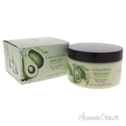Picture of Avocado Olive & Basil Skin Nourishing Body Butter by Crabtree and Evelyn for Women 7.9 oz Cream