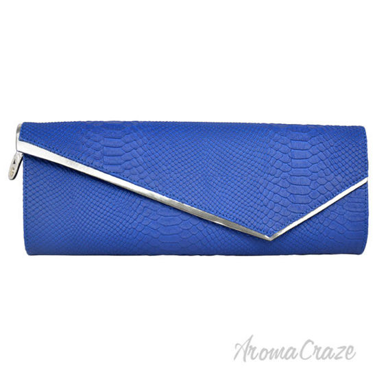 Picture of Jett Asymmetrical Baguette Clutch Royal Blue by BCBGeneration for Women 1 Pc Bag