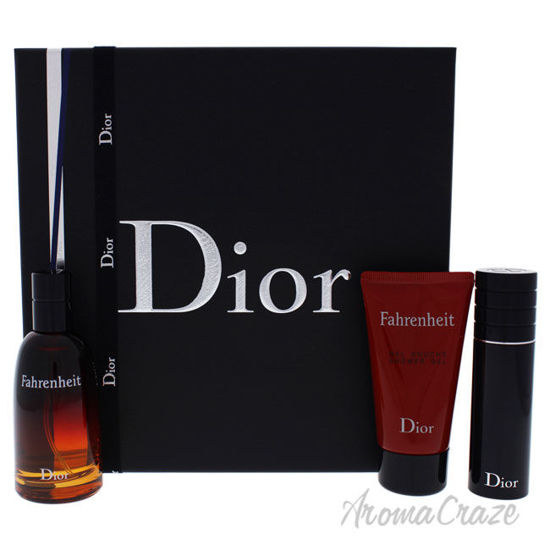 Picture of Fahrenheit by Christian Dior for Men 3 Pc Gift Set 1.7oz EDT Spray, 0.34oz EDT Spray , 1.7oz Shower Gel