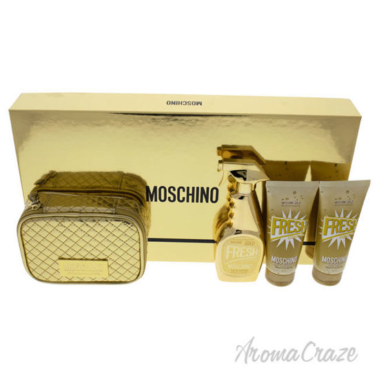 Picture of Moschino Gold Fresh Couture by Moschino for Women 4 Pc Gift Set 